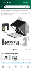LENSGO TC7 7.9" Teleprompter For Smarpthone Tablet Camera DSLR Video Recording