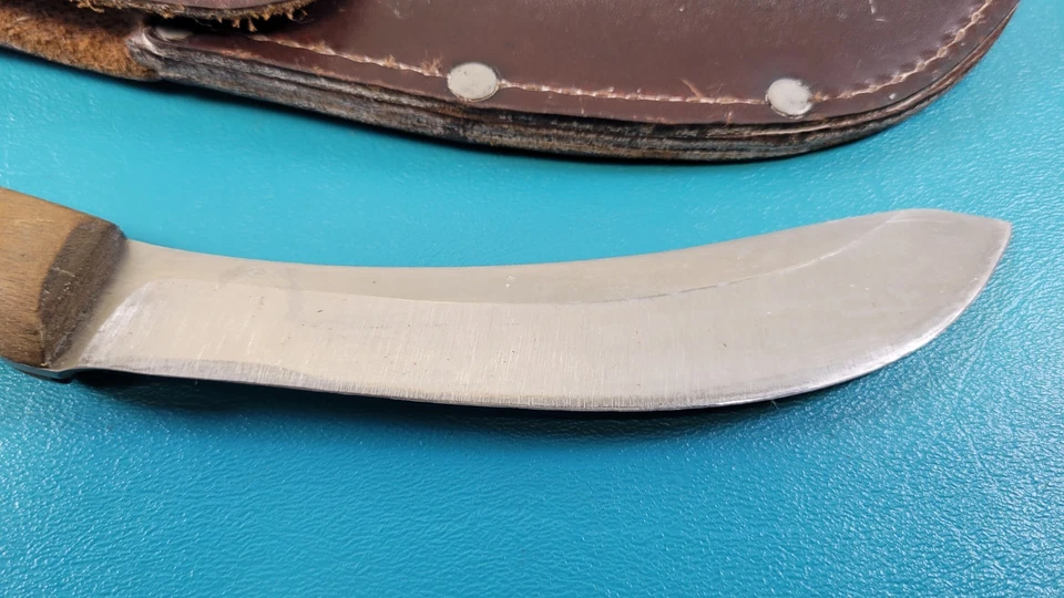 Cuchillo de caza desollador Chicago Cutlery 96S de colección + funda de cuero TR743 Foto 2 de 4