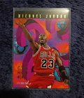 1995 NBA HOOPS NUMBER CRUNCHERS MICHAEL JORDAN #1 CHICAGO BULLS INSERT CARD