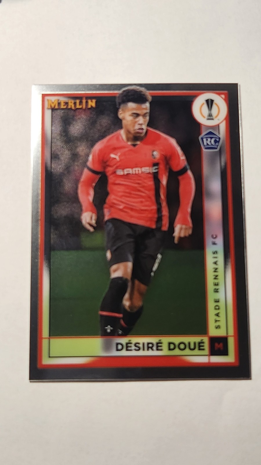 Desire Doue 2022-23 Topps Merlin UEFA Club Competitions #133 Rookie