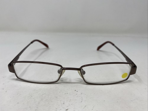 Tempo CTM9000 BR 48-17-135 Brown Metal Full Rim Eyeglasses Frame +X65