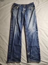Ariat FR Flame Resistant M3 Loose Straight Jeans Mens Size 33x33 Medium Wash