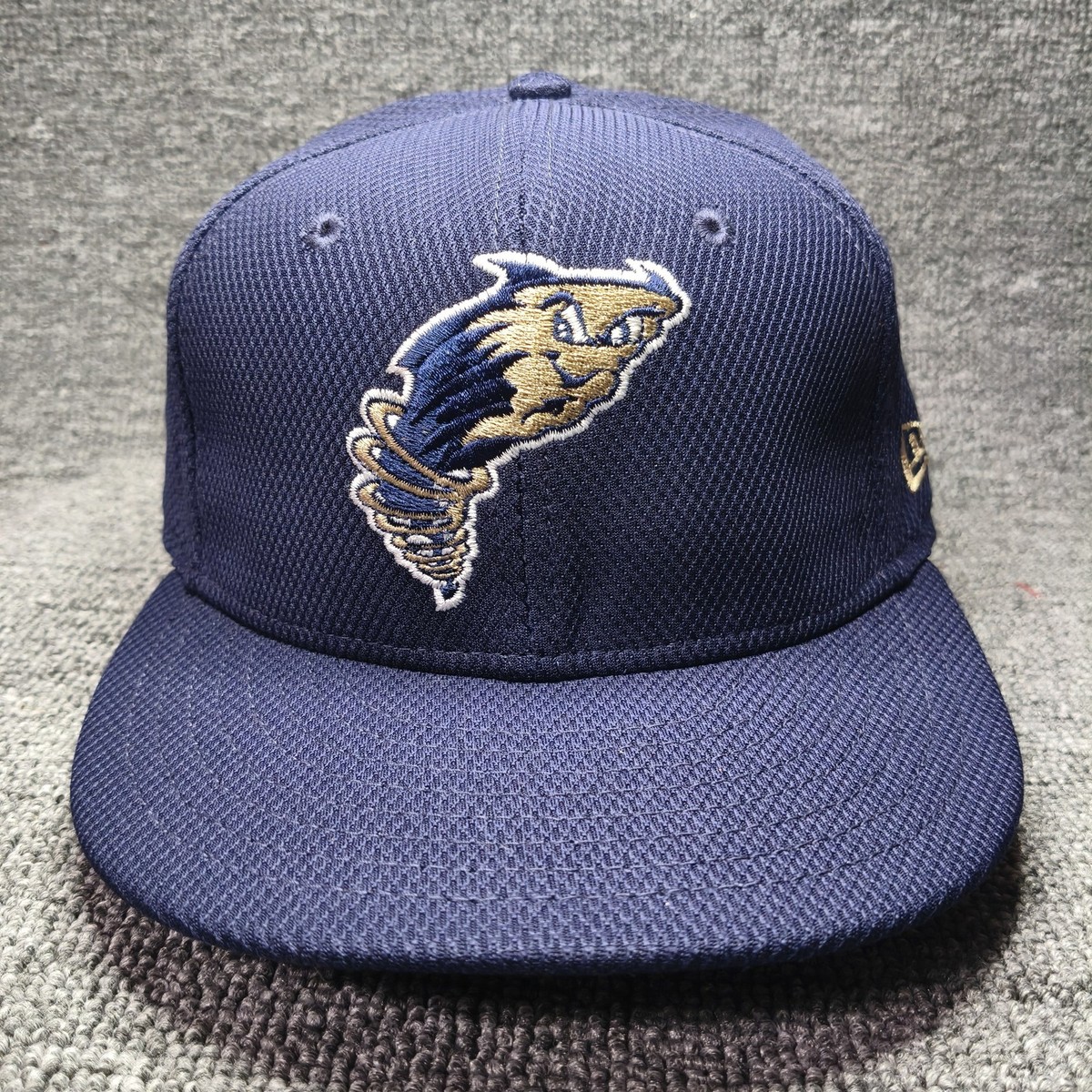 New Era 59FIFTY Mascot Fitted Baseball Cap Navy Blue 6 3 8 Hat