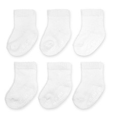 Baby 6-Pack All Weather Crew-Length Socks Mesh  Thermal Stretch - Unisex Gir...