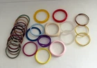 Lot Vintage Estate Costume Jewelry lot plastic bangle bracelets
