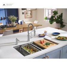 Moen GS182040BUX Workstation Sink 33 in Stainless Steel