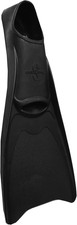 Rubber Full Foot Diving Fin Large, Black 