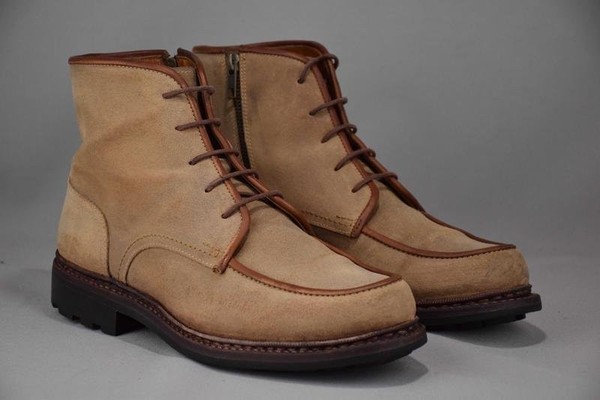 Herren Bally Stiefel Beige Wildleder 41,5