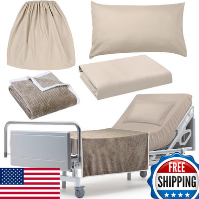 SmoothNovelty Hospital Bed Sheets Set - 4 Pcs, Knitted, Soft, Standard Quality