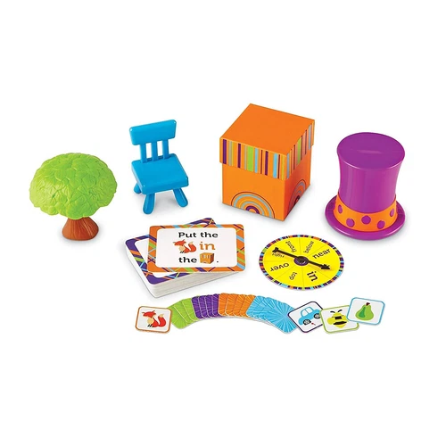 Learning Resources Fox Position Word Activity Set 65pc Phonics Game for Kids-image