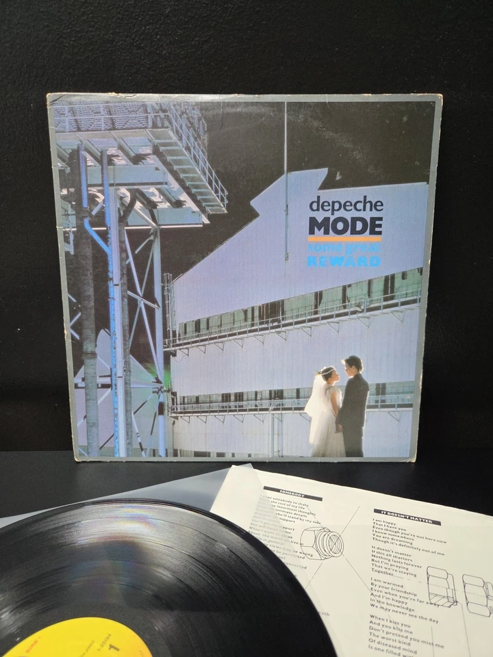 Depeche Mode Some Great Reward Lp Vinyl 1984 1st Press W/Insert VG/VG - Image 2 of 4