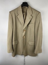 Yves Saint Laurent YSL Mens Wool Button Classic Blazer Jacket Size 50 / L