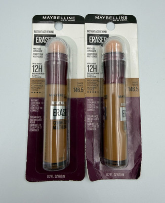 LOT OF 2 Maybelline Instant Age Rewind Eraser Multi Use Concealer Shade #146.5