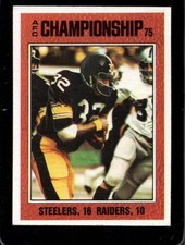 1976 TOPPS #332 1975 AFC CHAMPIONSHIP EX NICELY CENTERED *XR30319