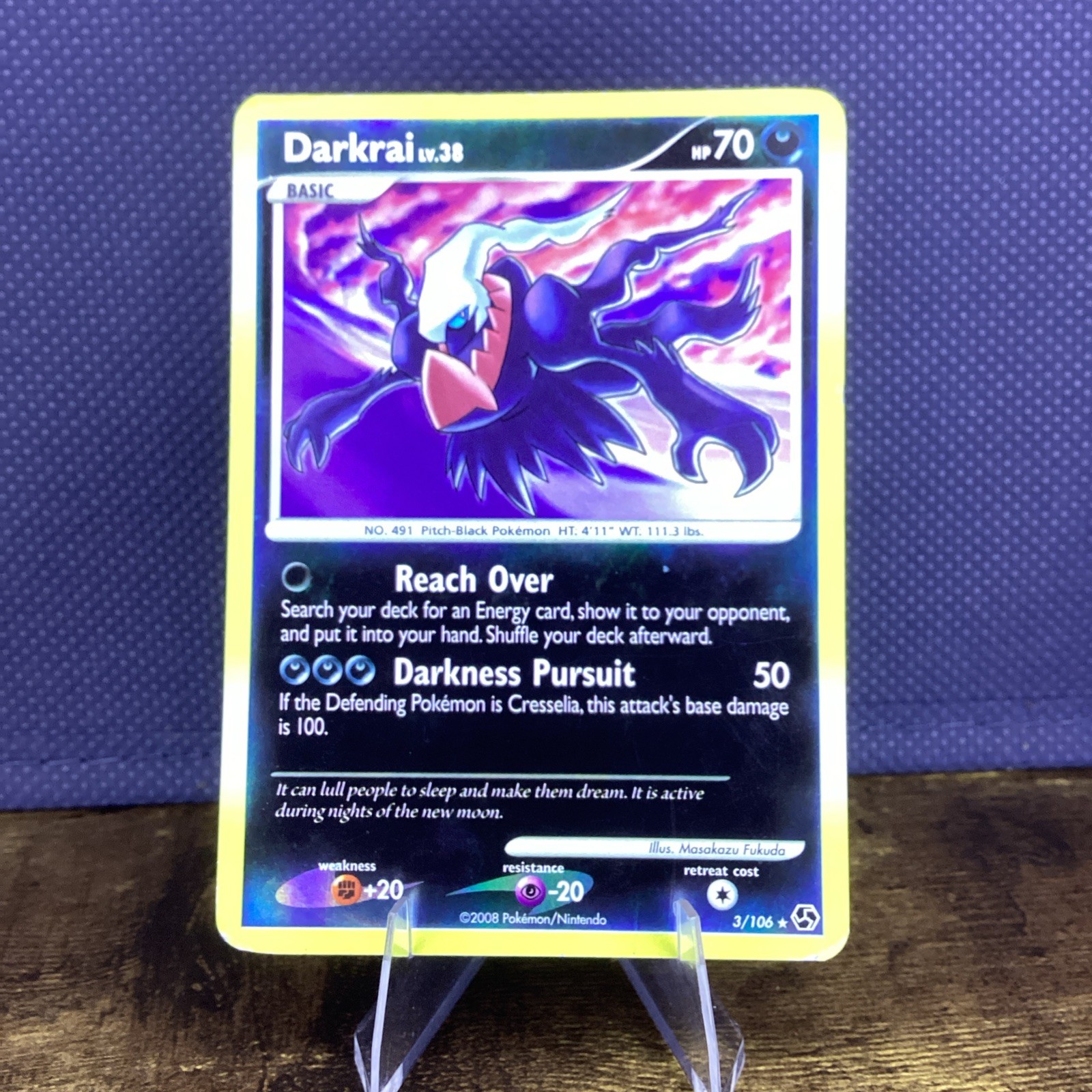 Darkrai 3/106 Great Encounters Holo 2006 Pokemon TCG