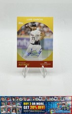 2022 Topps 582 Montgomery Club Set 5 Luis Garcia #16A Autographs Auto Astros