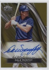 2024 Topps Chrome Black Gold Refractor 12/50 Dale Murphy #CBA-DM Auto k4s