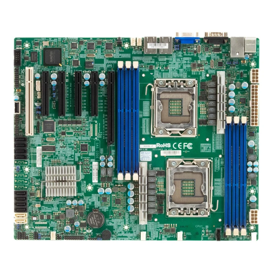 Supermicro X9DBL-iF 2x Socket LGA1356 DDR3 PCI Pcie - Image 2 of 3