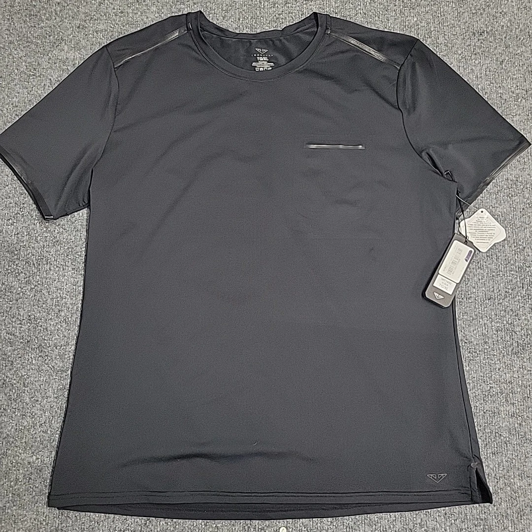 Industry T Shirt Mens XL Black Activewear Short Sleeve Gym Training NEW $75