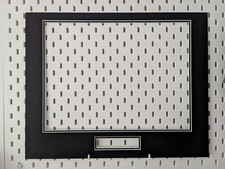 Écran double montage 20x16 pouces pour photo 12x16 avec plaque gravée (lot de 2)