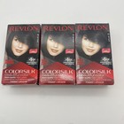 3 Pack Revlon Colorsilk Permanent Hair Dye 11 SOFT BLACK New Sealed