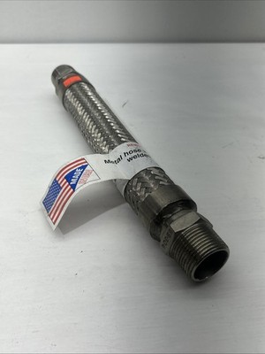 Hose Master High Temp Flex Hose 1  Npt 12  Length Mb-304 Hose Master Flex Hose