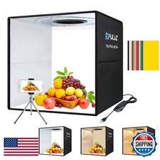 PULUZ 16"x16" Photo Light Box Foldable Portable Studio 12 Color Backdrops 144