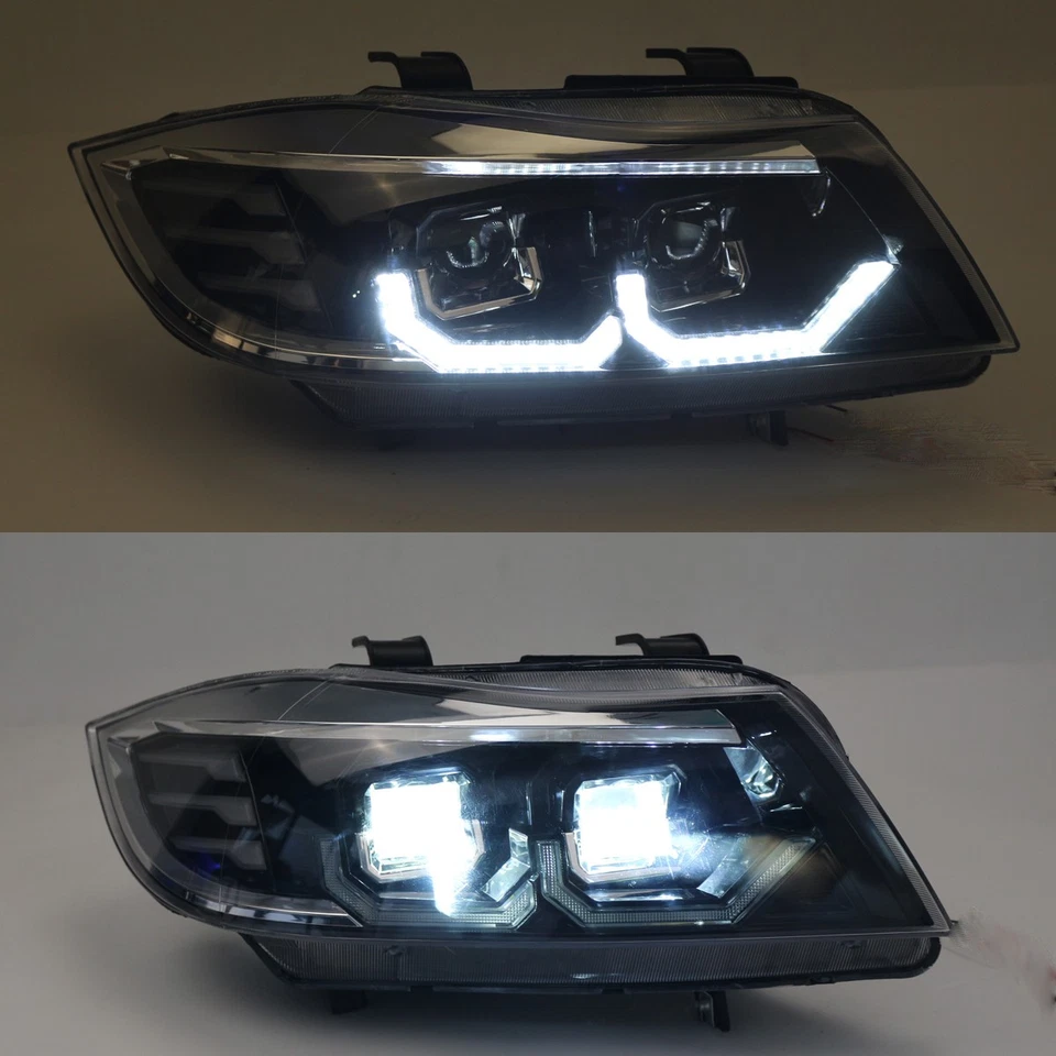 For BMW 3 Series E90 E91 328i 2008-2012 Front Headlight Headlamp Assembly LH+RH - Image 3 of 4