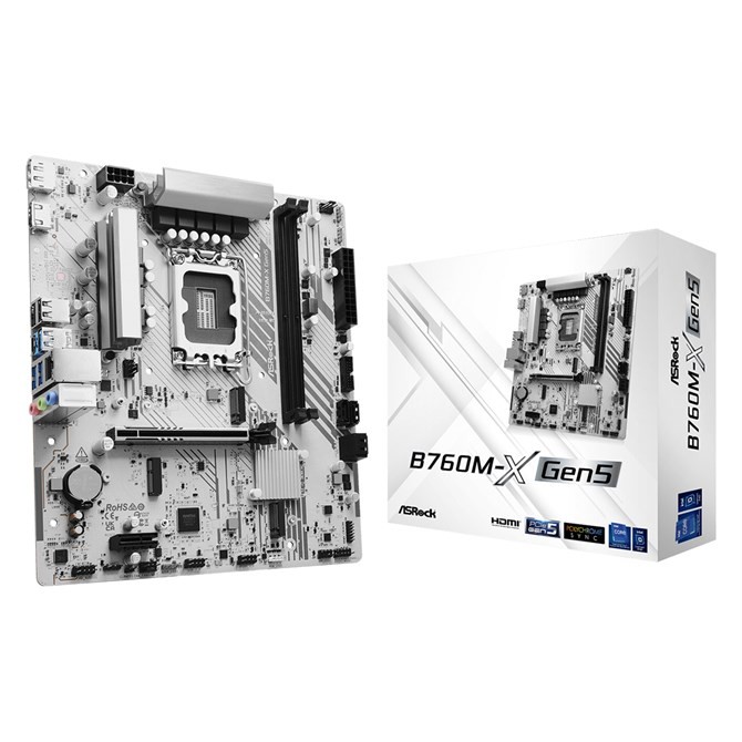 Asrock B760M-X GEN5 Intel B760 LGA 1700 micro ATX