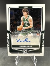 2024-25 Panini Donruss Optic Liam Robbins Signature Series Auto