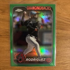 2024 Topps Chrome Update Series - Eduardo Rodriguez #USC113 Green Refractor /99