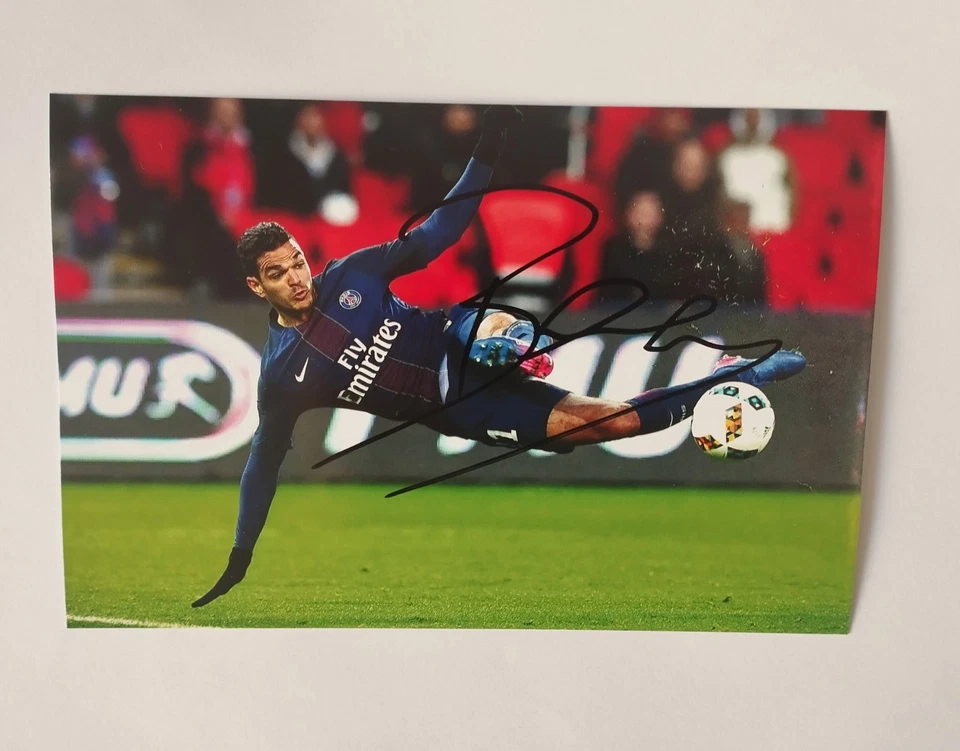 AUTOGRAPHE ORIGINAL HATEM BEN ARFA PHOTO 10X15 JOUEUR ÉQUIPE FRANCE PSG FOOTBALL - Photo 1/1