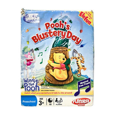 Disney Pooh s Blustery Day Spiel 2008 Hasbro komplett sehr selten Elefun