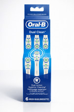 6 ORAL-B Dual Clean Replacement Toothbrush Brush Heads Professional Care Tooth
