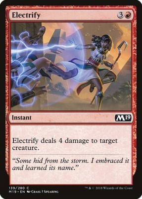 Electrify | #139 | M19 | MTG | Regular | LP