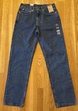 NWT Levi  s Men  s 550 Relaxed Fit Medium Stonewash Jeans 31x32