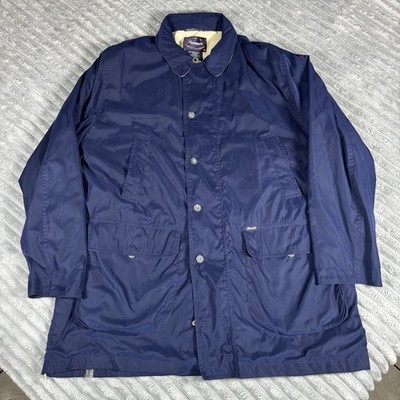 Faconnable Albert Goldberg Jacket Men XL Blue Minimalist Coat/ Rain coat