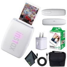 FUJIFILM INSTAX MINI LINK 3 Smartphone Printer Clay White 20 Instant Film