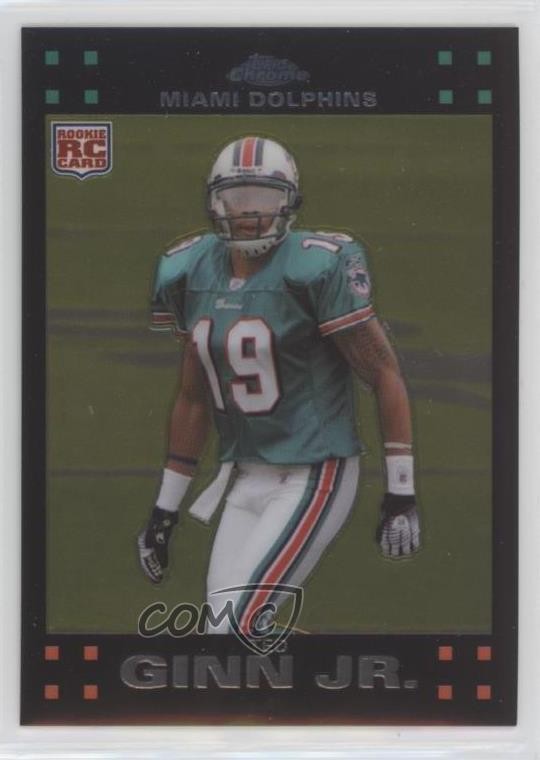 2007 Topps Chrome Ted Ginn Jr #TC201 0i6