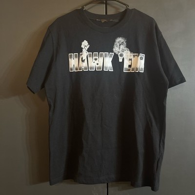 Vlone x Pop Smoke Hawk Em' Black Made In USA T-shirt Size Large L Rare Nice  - Main Image