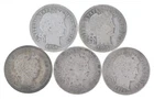 Better Lot 5 1898 1908-D 1915-S 1906-S 1914-S Barber Dime 0.50 Face *254