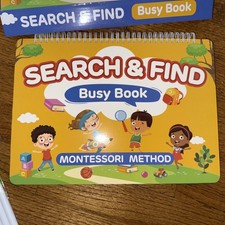 Montessori Busy Book for Toddlers Ages 3 Preschool Learning Activity Book