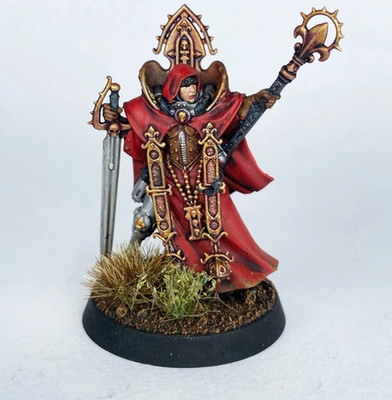 Warhammer 40k - Adeptus Sororitas Canoness - Painted