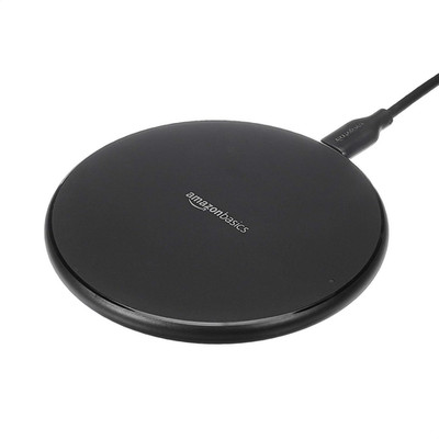 Amazon Basics 15W Qi Certified Wireless Charging Pad for Iphone 16/15/14/13/12/1
