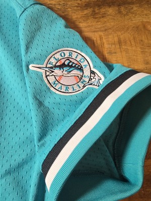Maillot De Baseball Mitchell & Ness Florida Marlins - André Dawson, Taille M, Couleur Sarcelle - Neuf, Officiel