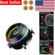 Intel LGA 1851 1700 ARGB Low-Profile CPU Cooler 95W TDP Air Cooling