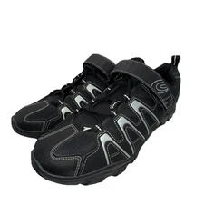 Size 12 US Men’s/ EU 46 Exustar Cycling Shoes Black E-MS102