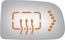 Flat Passenger Side Power Replacement Mirror Glass for Chevy Avalanche Silverado