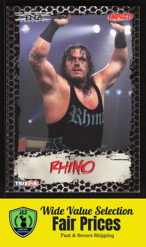 Rhino #9 card from 2008 TriStar TNA Impact