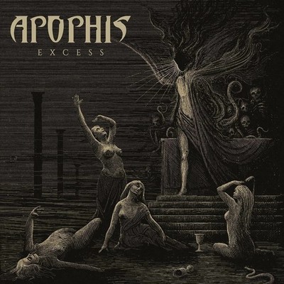 APOPHIS = Excess = WHITE VINYL LP ALBUM = DEATH METAL